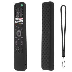 Silicone Protective Sleeve Shockproof Case Cover Compatible For Sony Rmf Tx520p Tx520e Tx520b Tx520t 4k8k Tv Remote Control black suit