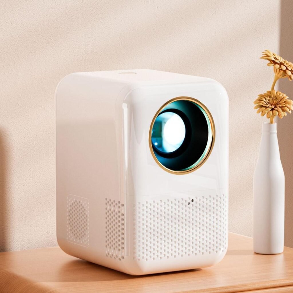 X10 5g Wifi Mini Projector 1080p HD Mini Projector Manual Zoom Smartphone Projector Outdoor Movie UK Plug