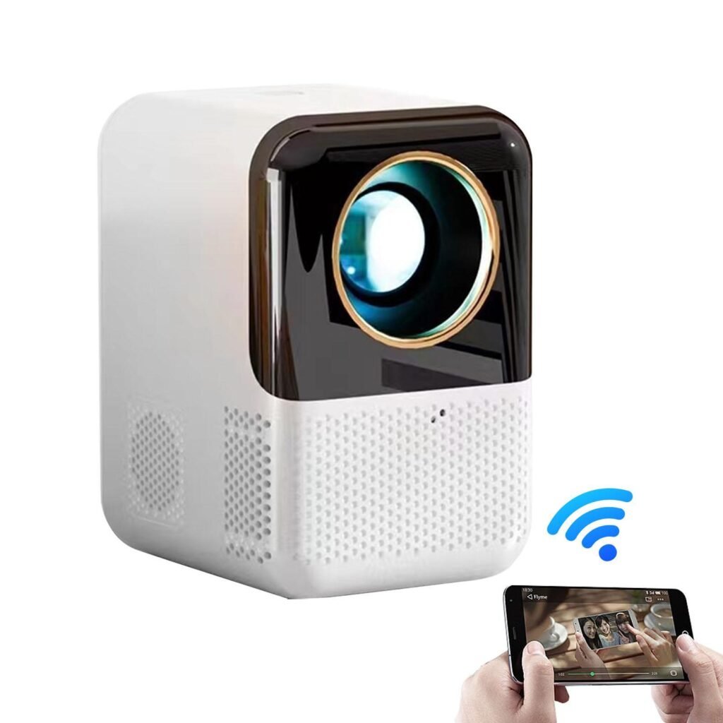 X10 5g Wifi Mini Projector 1080p HD Mini Projector Manual Zoom Smartphone Projector Outdoor Movie UK Plug