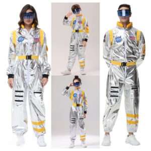 Style: Yellow Belt, Size: Adult Men M - Halloween Wandering Earth Navigator Cos Costume