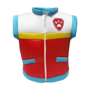 Color: WHITE, Size: 14cm - PAW Patrol Captain Ryder Cosplay Costume Vest Kids Boy Anime Harajuku Carnival Children Waistcoat Party Fancy Suit Costumes Gift