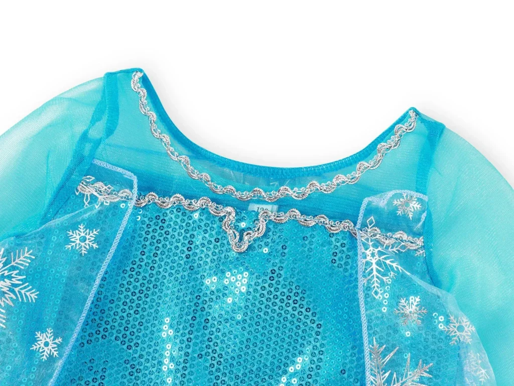 Kid Size: 2T, Color: Coffee – Disney Kids Cosplay Elsa Anna Princess Dress Girls Mesh Ball Gown Halloween Carnival Birthday Clothes  Snow Queen Frozen Costume