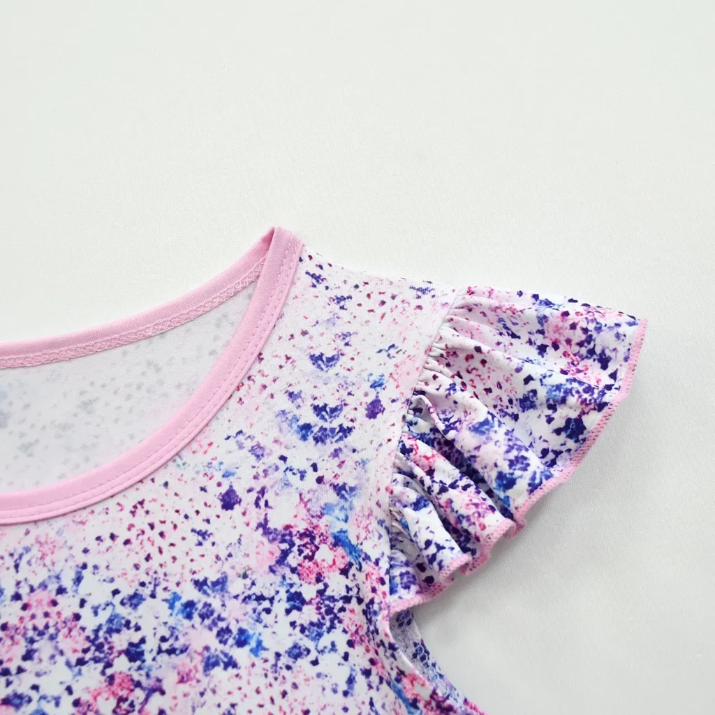 Color: black, Kid Size: 14 – Musiz Taylors Swifty Baby Girl Dresses Kids Swifting Clothes Cosplay Costume Summer Children Short Sleeve Casual Lace Dress +Bag