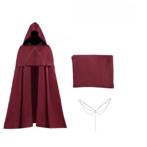 Color: Red, Size: S - Renaissance Cloak Stage Show Performance Gown Cosplay