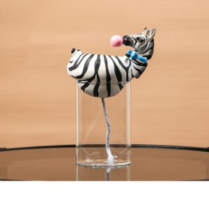 Color: B - Cute Micro Landscape Animal Potted Ornaments Glass Fish Tank Landscaping Decorations