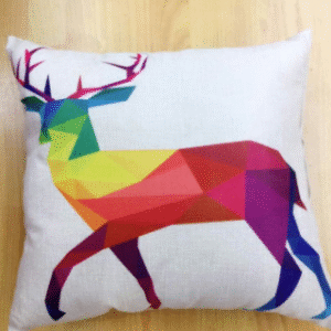 style: 13, Size: 45X45CM-Pillowcase, type: - Cartoon Linen Backing Block Back Cushion