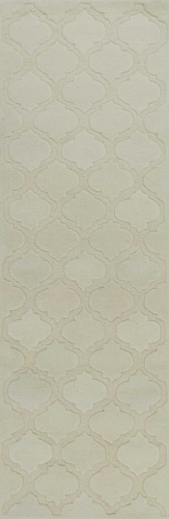 3′ X 5′ Grey Hand Tufted Geometric Indoor Area Rug