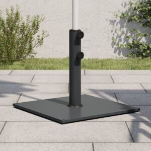 Umbrella Base Dark Grey Steel, Iron Medium Heavy Weight Endurance