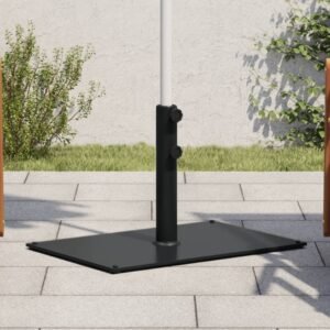 Parasol Base Dark Grey Steel, Iron 33.1 lbs Adjustable Feet