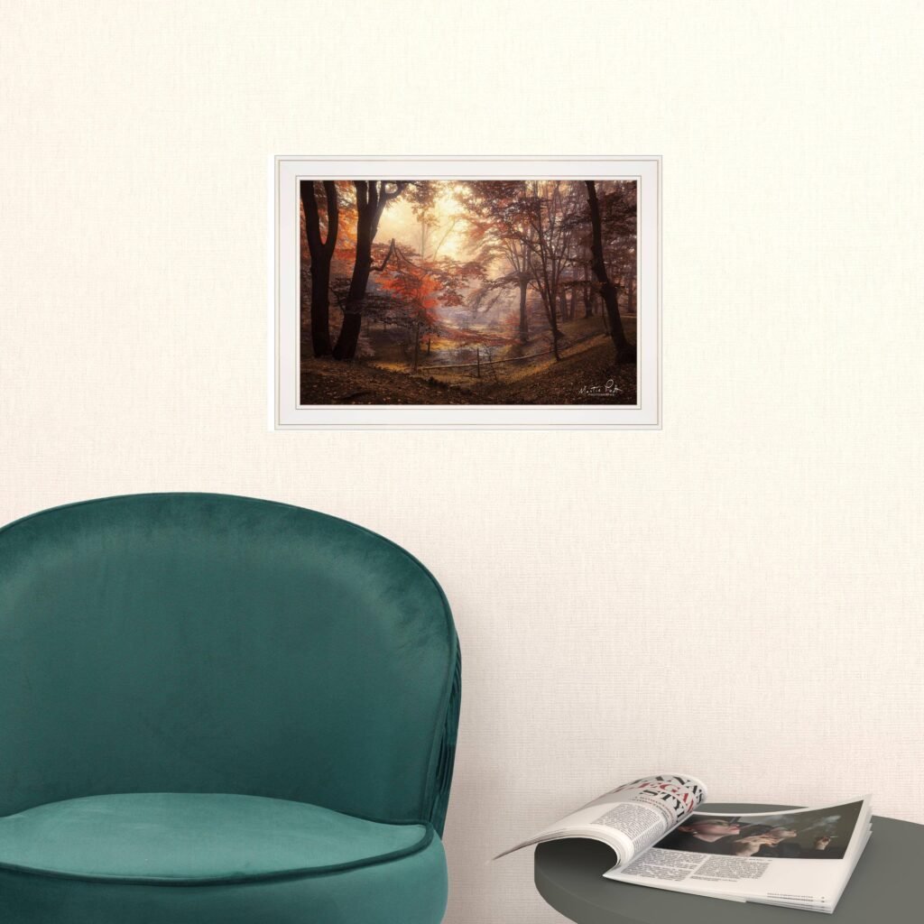 The Pool 1 White Framed Print Wall Art