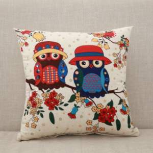 style: T+Pillowcase + pillow, Size: 50X50 - A generation of wholesale digital printing pillow pillow sofa sanding sofa cushion cover Home Furnishing supply manufacturers