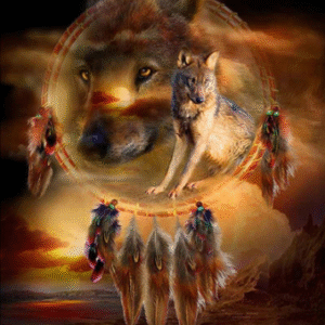 Size: 40x50, style: E - Icon Diamond Embroidery Wolf Dream Catcher 5D Cross  Square Drill Diamond Painting DIY Wall Sticker Decoration Paintings