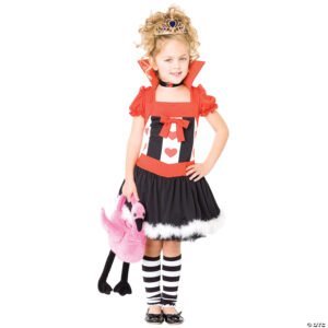 GIRLS QUEEN OF HEARTS COSTUME UA48108
