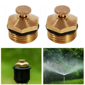 Brass Atomizing Sprinkler Nozzle Garden Irrigation Adjustable Misting Nozzle Drip Irrigation Garden Watering