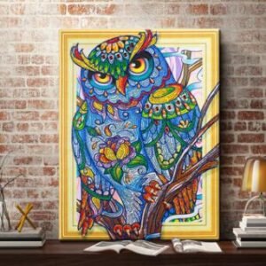 Mit Perlen - Die Bunte Eule - Diamond Painting