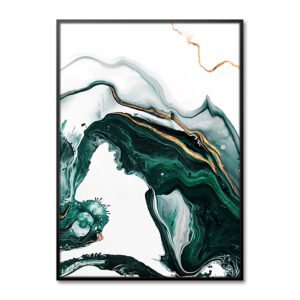 Color: F, Painting size: 30x45cm - Abstract Line Decorative Painting