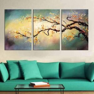 Size: 20x30x3 - DIY Modern Flower Tree 5D Diamond Embroidery Painting Full Drill Round Diamond Picture Mosaic Cross  Kit Diamond Painting