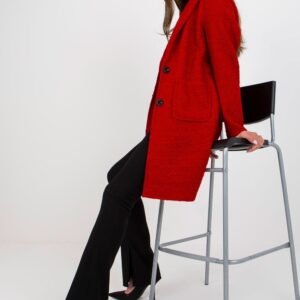 red - Coat model 172448 Och Bella