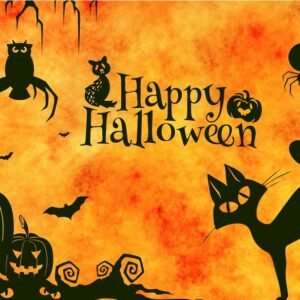 Size: 30x20 - Happy Halloween Stylish 30 20