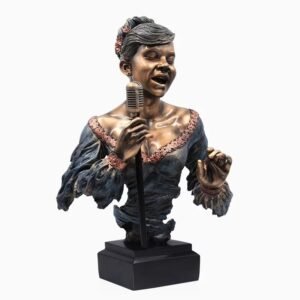 Color: Blue lead singer - Music  Statue Resin Cold Cast Copper Artwork