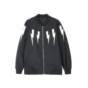 Lightning print jacket