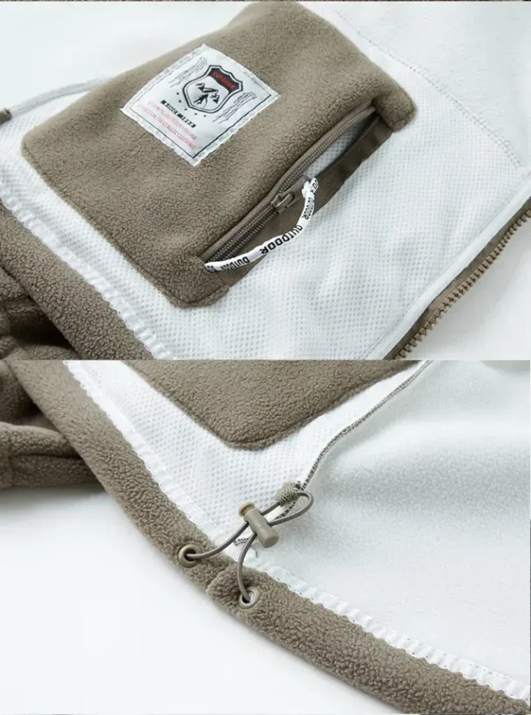 Color: Blue, Size: XXXL – Fleece Jacket Men’s/Women’s Cold-resistant Warm-keeping Thickened Double-layer Hooded Coat Winter Brand Windproof Snow Jacket