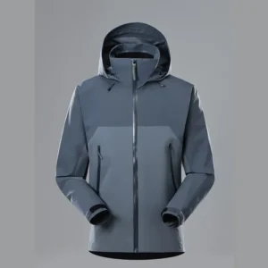 Color: GRAY, Size: S - ARC Outdoor Men's and Women's, Fashionable, Windproof and Waterproof, Mountaineering, Breathable, Travel, Camping, Windbreaker