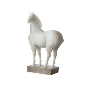 Color: White - Vintage Home Decor White Horse Sculptured Ornaments