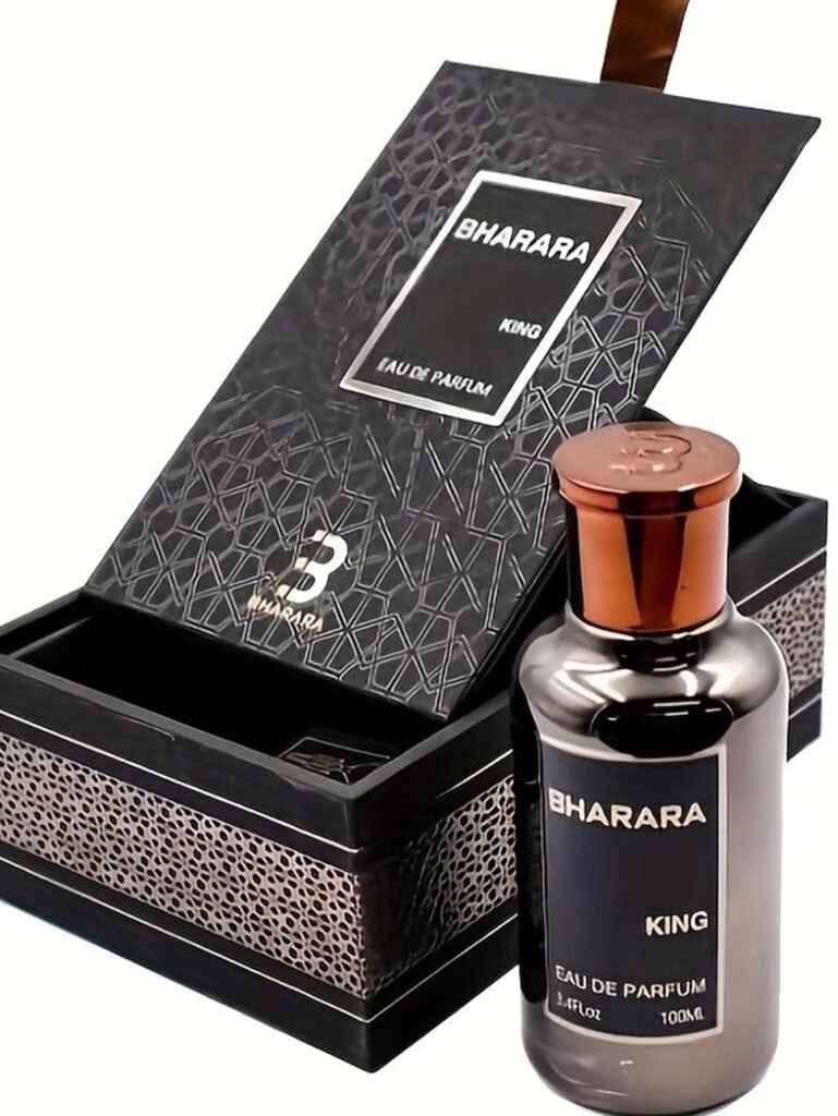 Bharara King Eau de Parfum for Men – Citrus Amber Scent for Confident Daily Wear and Evening Sophistication
