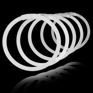 Glow Bracelet White Tube of 100