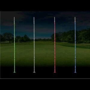 LED 78 Inch White Flag Stick