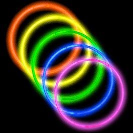 Glow Necklace Assorted Tube of 25