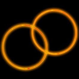 Glow Bracelet Orange Tube of 100