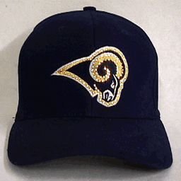 Los Angeles Rams Flashing Fiber Optic Cap