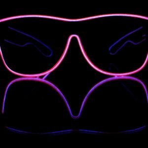 Electro Luminescent Banray Sunglasses Pink