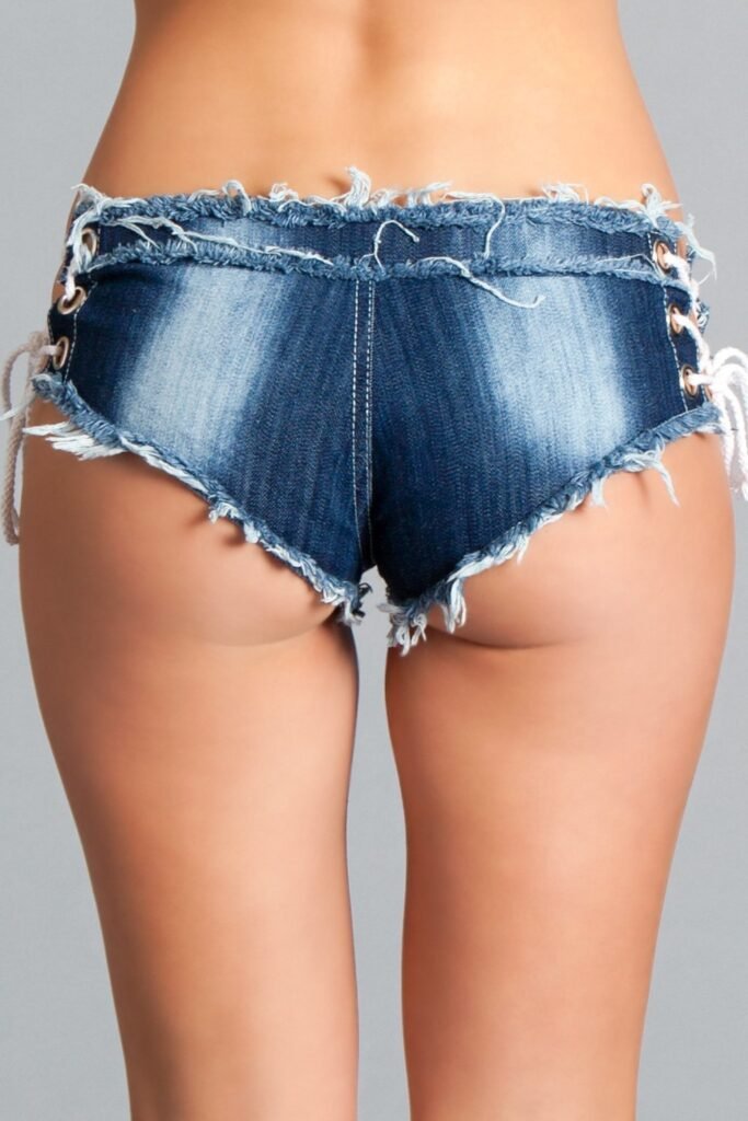 BWJ4 Sexy Cut Off Low Waist Denim Jeans