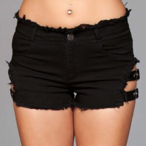 J10 Buckled Down Denim Shorts