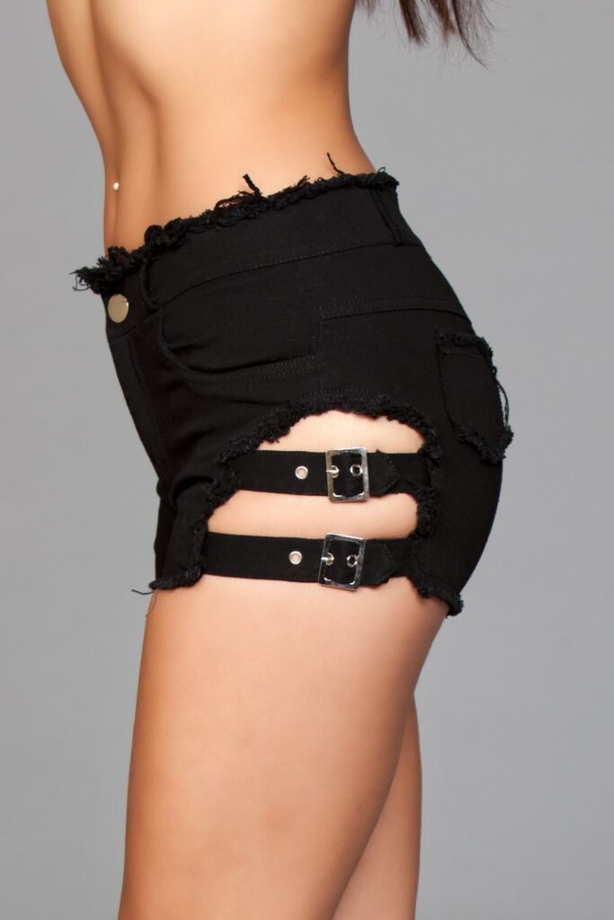 J10 Buckled Down Denim Shorts