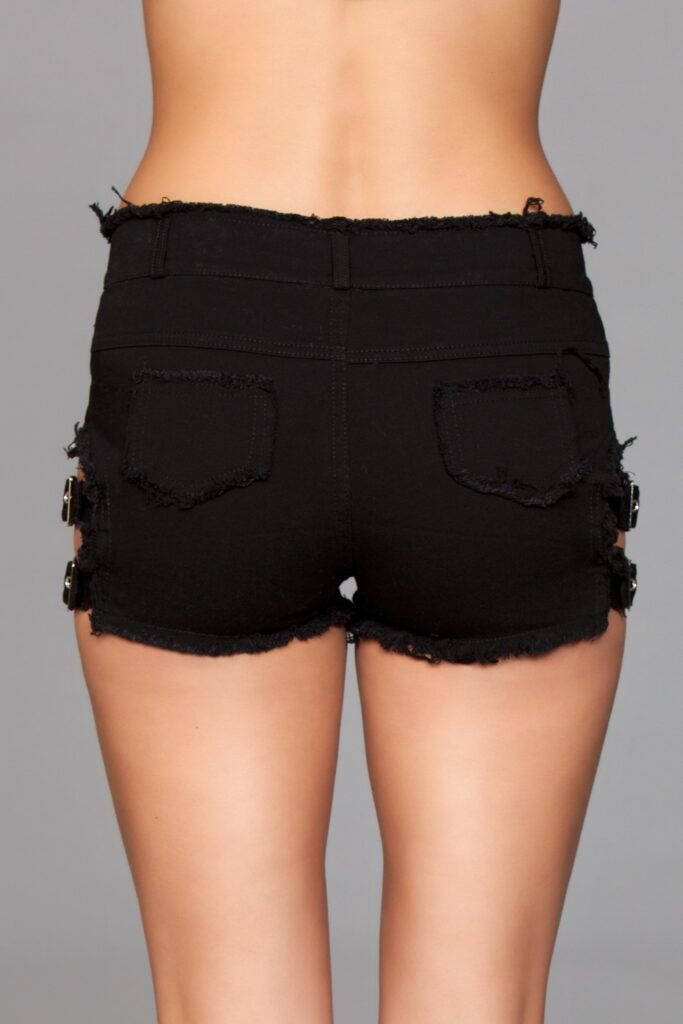 J10 Buckled Down Denim Shorts