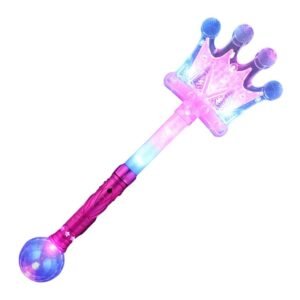 Light Up Crystal Crown Prism Wand