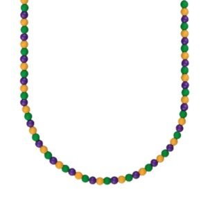 Unlit Mardi Gras Breakaway Beads Necklace