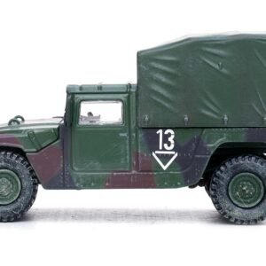 M998 HMMWV "2nd Battalion 3rd Field Artillery Regiment 1st Armored Division Stationed in Germany" (1999) United States Army "Military Miniature" Series 1/64 Diecast Model by Panzerkampf