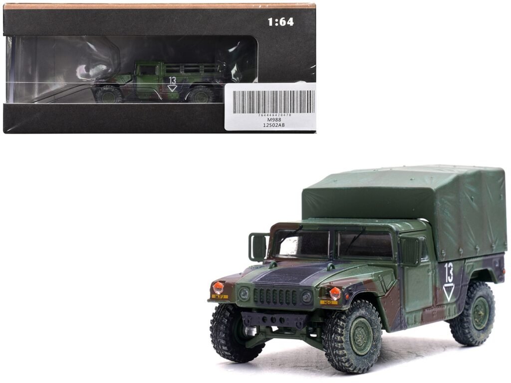 M998 HMMWV “2nd Battalion 3rd Field Artillery Regiment 1st Armored Division Stationed in Germany” (1999) United States Army “Military Miniature” Series 1/64 Diecast Model by Panzerkampf