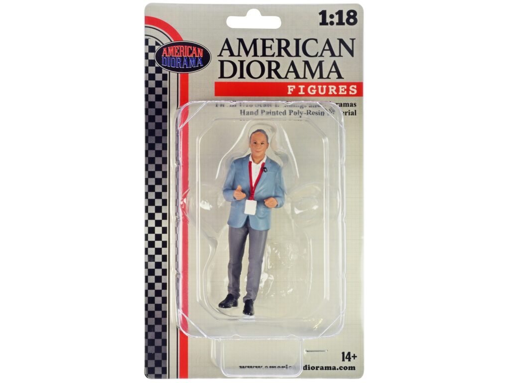“On-Air” Figure 2 for 1/18 Scale Models by American Diorama