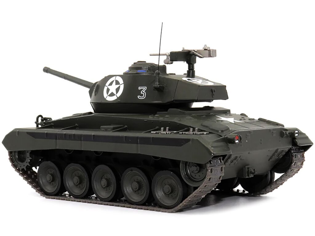 M24 “Chaffee” Tank #3 “U.S.A. 1st Armored Division Italy April 1945” 1/43 Diecast Model by AFVs of WWII