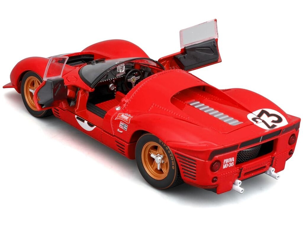 Ferrari 330 P4 #23 Lorenzo Bandini – Chris Amon “Ferrari S.P.A.” Winner “24 Hours of Daytona” (1967) “Racing” Series 1/24 Diecast Model Car by Bburago