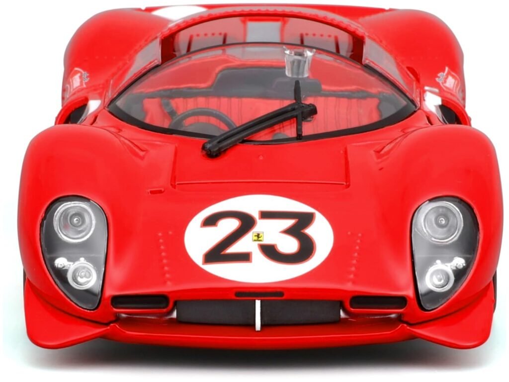 Ferrari 330 P4 #23 Lorenzo Bandini – Chris Amon “Ferrari S.P.A.” Winner “24 Hours of Daytona” (1967) “Racing” Series 1/24 Diecast Model Car by Bburago
