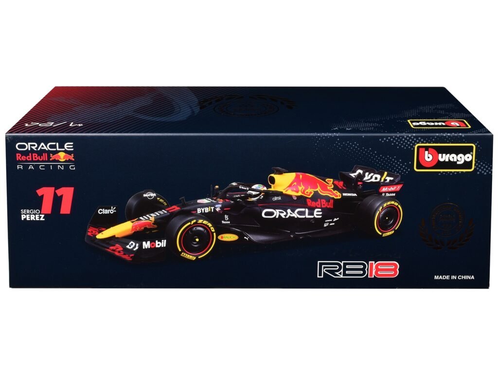 Red Bull Racing RB18 #11 Sergio Perez “Oracle” Winner Formula One F1 “Constructor’s Champion” (2022) 1/24 Diecast Model Car by Bburago