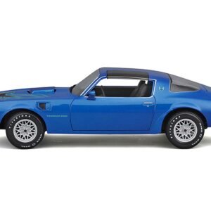 1978 Pontiac Firebird Trans Am Blue Metallic with Hood Graphics "Special Edition" Series 1/18 Diecast Model Car by Maisto