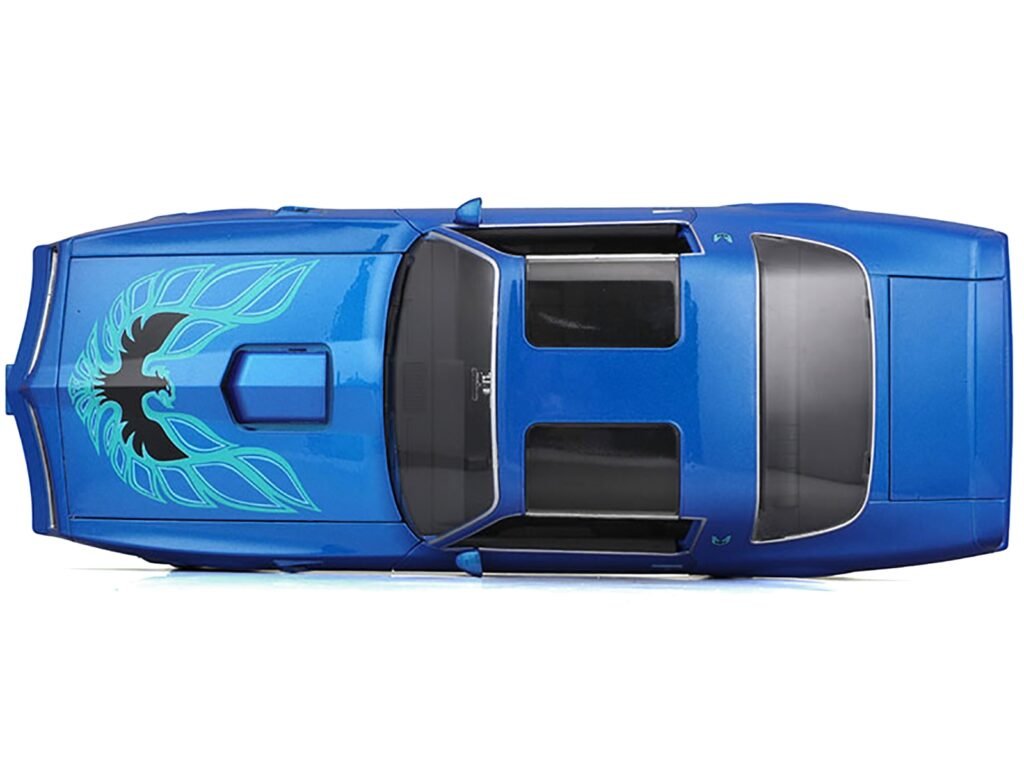 1978 Pontiac Firebird Trans Am Blue Metallic with Hood Graphics “Special Edition” Series 1/18 Diecast Model Car by Maisto